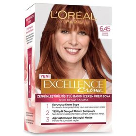 L'Oreal Paris Excellence TR-RO 6.45 Light Auburn Saç Boyası