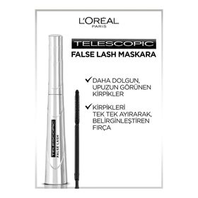 Loreal Paris Flash Lash Telescopic Magnetic Siyah Maskara