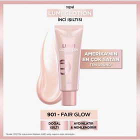 Loreal Paris Glotion All In One 901 Fair Glow 40 ml Doğal Işıltı Likit Aydınlatıcı Highlighter
