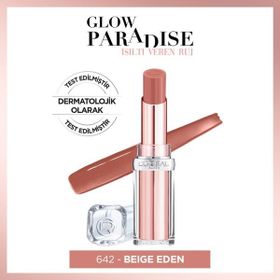 Loreal Paris Glow Paradise 642 Beige Eden Sheer Ruj