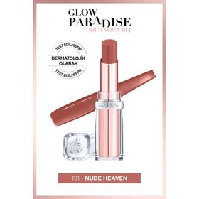 Loreal Paris Glow Paradise Balm In Lipstick 191 Nude Heaven Işıltı Veren Nude Tonlu Ruj
