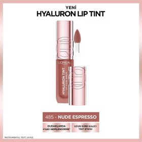 Loreal Paris Hyaluron Lip Tint 485 Nude Espresso