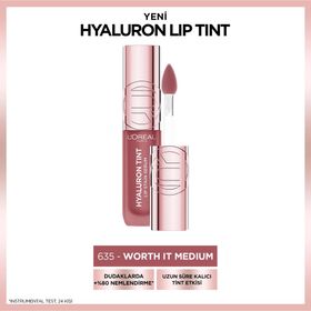 Loreal Paris Hyaluron Lip Tint 635 Worth It Medium