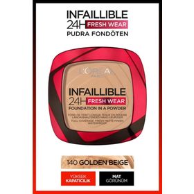 Loreal Paris Infaillible 24H Fresh Wear 140 Golden Beige Pudra Fondöten