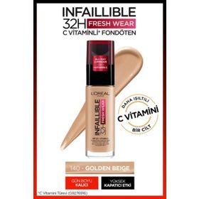 Loreal Paris Infaillible 32H Fresh Wear C Vitaminli 140 Golden Beige Fondöten