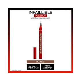 Loreal Paris Infaillible Faux Brow Blonde Ultra İnce Uçlu Kaş Kalemi