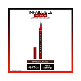 Loreal Paris Infaillible Faux Brow Dark Brunette Ultra İnce Uçlu Kaş Kalemi