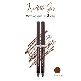 Loreal Paris Infaillible Grip Automatic Kahverengi 2 Adet Jel Göz Kalemi