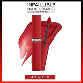 Loreal Paris Infaillible Matte Resistance 430 A-Lister Likit Mat Ruj