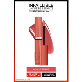 Loreal Paris Infaillible Matte Resistance 601 Worth It Ruj