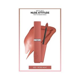 Loreal Paris Infaillible Matte Resistance 630 Rose Heat Likit Mat Ruj