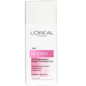 Loreal Paris Kuru ve Hassas Ciltler 200 ml 3 Etkili Süt Temizleyici