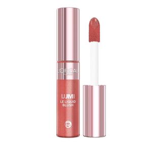Loreal Paris Lumi Blush Glowy True Rose Yoğun Pigmentli Ve Işıltılı Likit Allık