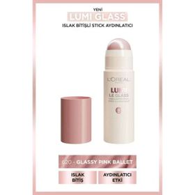 Loreal Paris Lumi Glass 620 Glassy Pink Ballet Islak Bitişli Stick Aydınlatıcı