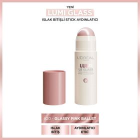 Loreal Paris Lumi Glass 620 Glassy Pink Ballet Islak Bitişli Stick Aydınlatıcı