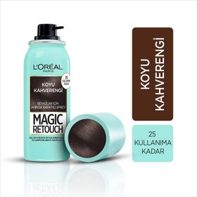Loreal Paris Magic Retouch 2 Beyaz Kapatıcı Koyu Kahverengi Saç Spreyi