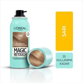 Loreal Paris Magic Retouch 75 ml Beyaz Saçlar için Kapatıcı Sarı Saç Spreyi