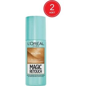 Loreal Paris Magic Retouch Sarıdan Koyu Sarıya Koyu Dipleri Kapatıcı 2x75 ml Sprey