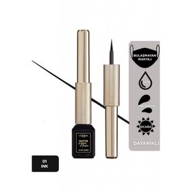Loreal Paris Makeup Matte 01 Ink Siyah Signature Eyeliner