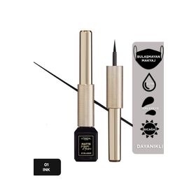 Loreal Paris Matte Signature 01 Ink Siyah Eyeliner