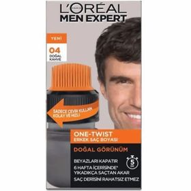 Loreal Paris Men Expert One-Twist Kahve 04 Erkek Saç Boyası