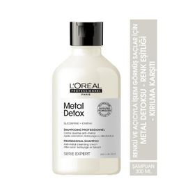 Loreal Paris Metal Detox 300 ml İşlem Görmüş ve Yıpranmış Saçlar için Metal Karşıtı Arındırıcı Şampuan