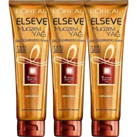 Loreal Paris Mucizevi Yağ 3x150 ml Saç Güzelleştirici Krem