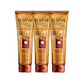 Loreal Paris Mucizevi Yağ 3x150 ml Saç Güzelleştirici Krem