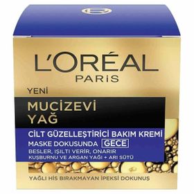 Loreal Paris Mucizevi Yağ Cilt Güzelleştirici 50 ml Gece Bakım Kremi