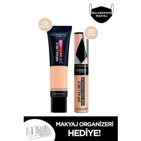 Loreal Paris No: 115 Golden Beige Infaillible 24H Matte Cover Yüksek Kapatıcı Fondöten