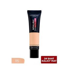 Loreal Paris No: 115 Golden Beige Infaillible 24H Matte Cover Yüksek Kapatıcı Fondöten