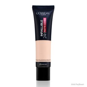 Loreal Paris No: 25 Rose Ivory Infaillible 24H Matte Cover Yüksek Kapatıcı Fondöten