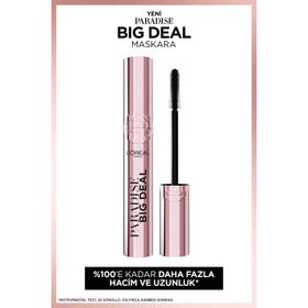 Loreal Paris Paradise Big Deal 9.9 ml Siyah Maskara