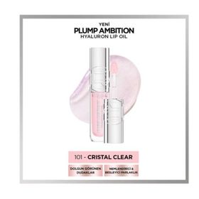 Loreal Paris Plump Ambition Hyaluron 101 Cristal Clear Lip Oil