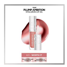 Loreal Paris Plump Ambition Hyaluron 601 Worth It Lip Oil