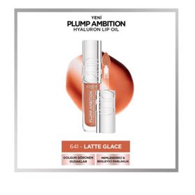 Loreal Paris Plump Ambition Hyaluron 641 Latte Glace Lip Oil
