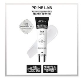 Loreal Paris Prime Lab Matte Setter Matlaştırıcı Makyaj Bazı