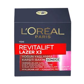 Loreal Paris Revitalift 50 ml Lazer X3 Kırışık Karşıtı Gündüz Bakım Kremi