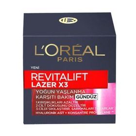 Loreal Paris Revitalift 50 ml Lazer X3 Kırışık Karşıtı Gündüz Bakım Kremi