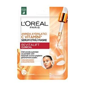 Loreal Paris Revitalift Clinical Anında Aydınlatıcı C Vitamini 26 gr Serum Etkili Maske