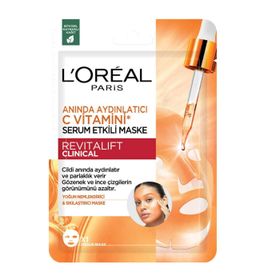 Loreal Paris Revitalift Clinical Anında Aydınlatıcı C Vitamini 26 gr Serum Etkili Maske
