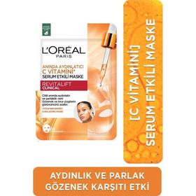 Loreal Paris Revitalift Clinical Anında Aydınlatıcı C Vitamini 26 gr Serum Etkili Maske