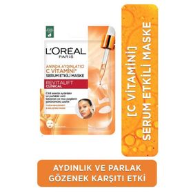 Loreal Paris Revitalift Clinical Anında Aydınlatıcı C Vitamini 26 gr Serum Etkili Maske