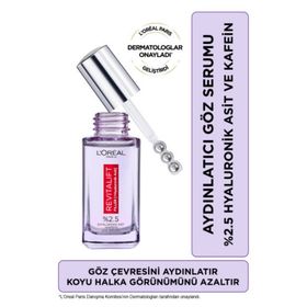 Loreal Paris Revitalift Filler 20 ml Dermatolog Onaylı Aydınlatıcı Göz Serumu