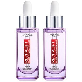 Loreal Paris Revitalift Filler 2x30 ml %1.5 Saf Hyaluronik Asit Kırışıklık Karşıtı Serum