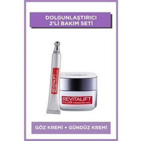 Loreal Paris Revitalift Filler Hyaluronik Asit 50 ml Gündüz Kremi + Revitalift Filler 15 ml Göz Kremi