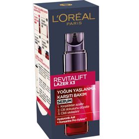 Loreal Paris Revitalift Lazer 3x30 ml Yoğun Yaşlanma Karşıtı Bakım Serumu