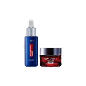 Loreal Paris Revitalift Lazer Saf Retinol 30 ml Gece Serumu + Lazer Yaşlanma Karşıtı 50 ml Gündüz Kremi