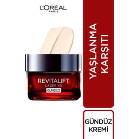 Loreal Paris Revitalift Lazer X3 Yoğun Yaşlanma Karşıtı Gündüz Bakım Kremi