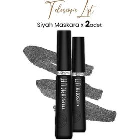 Loreal Paris Telescopic Lift Siyah 2 Adet Maskara